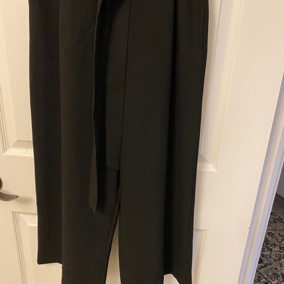 Anthropology Black Cropped Jumpsuit - Picture 5 of 7